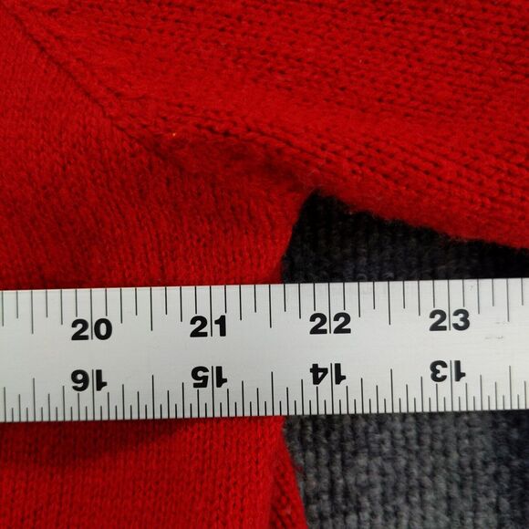 Holiday Time Womens Penguin Ugly Christmas Sweater Red XXL Long Sleeve Crew Neck - Picture 12 of 12